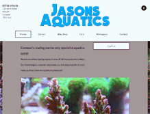 Tablet Screenshot of jasonsaquatics.co.uk